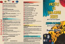 Segura de Toro celebra su Semana Cultural del 16 al 21 de agosto y las Fiestas de San Juan del 22 al 24 de agosto