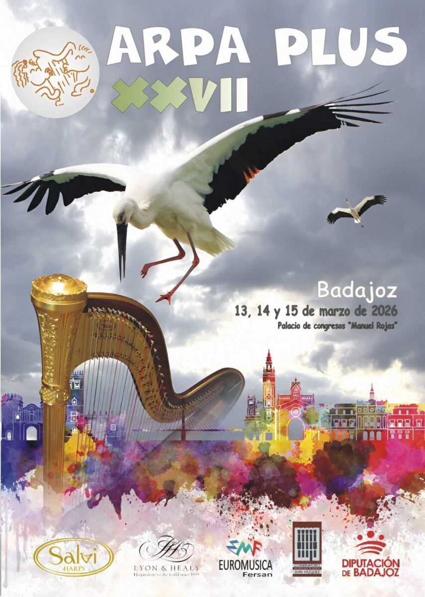 Badajoz acoge el Concurso Arpa Plus veinte años después en el Palacio de Congresos Manuel Rojas