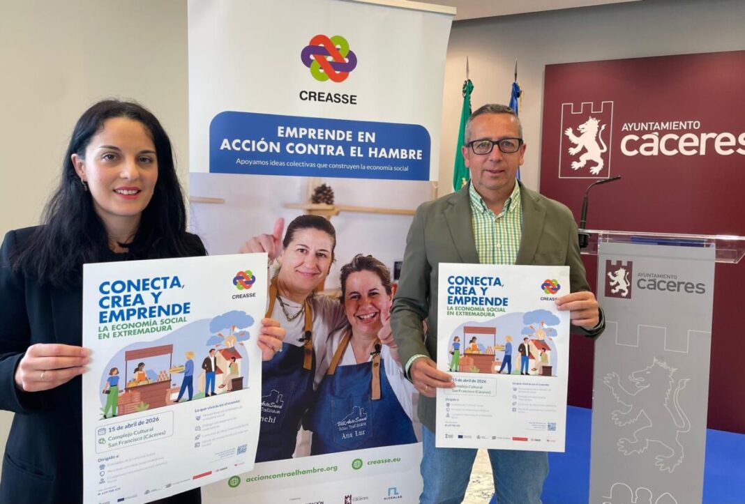 Cáceres acoge el 15 de abril una jornada gratuita de economía social con más de 20 entidades y 10 stands locales