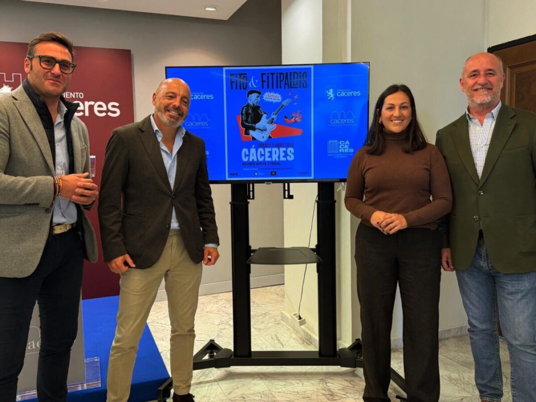 Fito & Fitipaldis lleva 18.000 entradas agotadas al Recinto Ferial de Cáceres este sábado