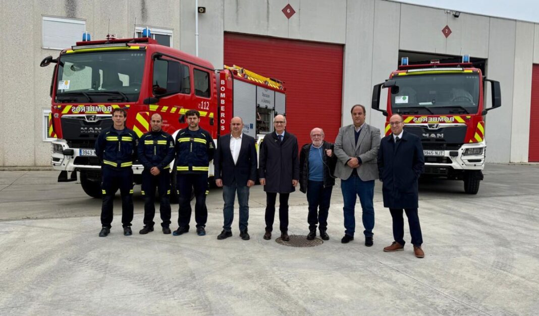 La Diputación de Salamanca incorpora dos autobombas a los parques de Ciudad Rodrigo y Vitigudino con una inversión de 745.723 euros