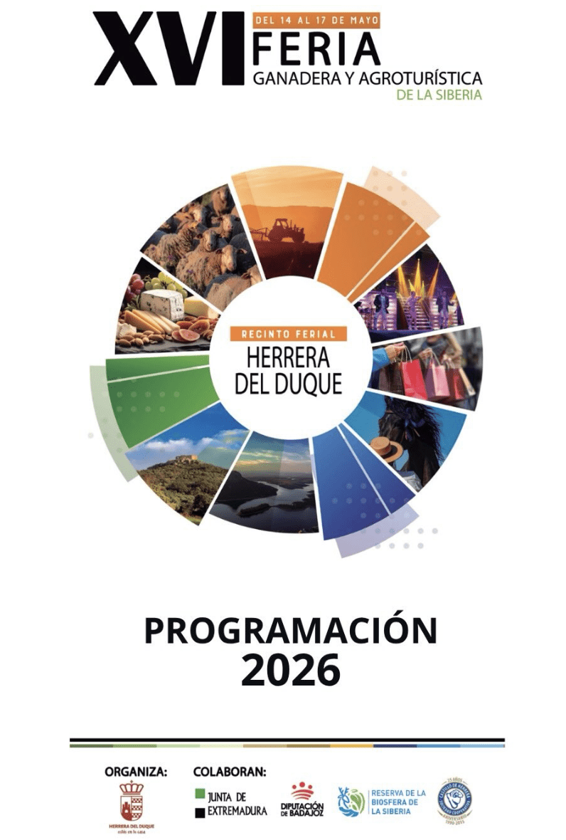 Herrera del Duque celebra la XVI Feria Ganadera y Agroturística de La Siberia del 14 al 17 de mayo