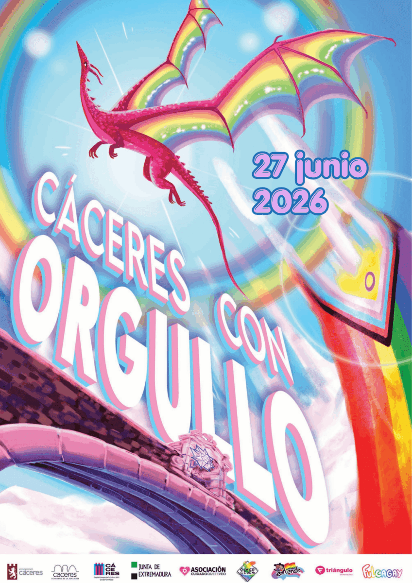 La Plaza Mayor de Cáceres acoge por tercer año el Día del Orgullo el 27 de junio