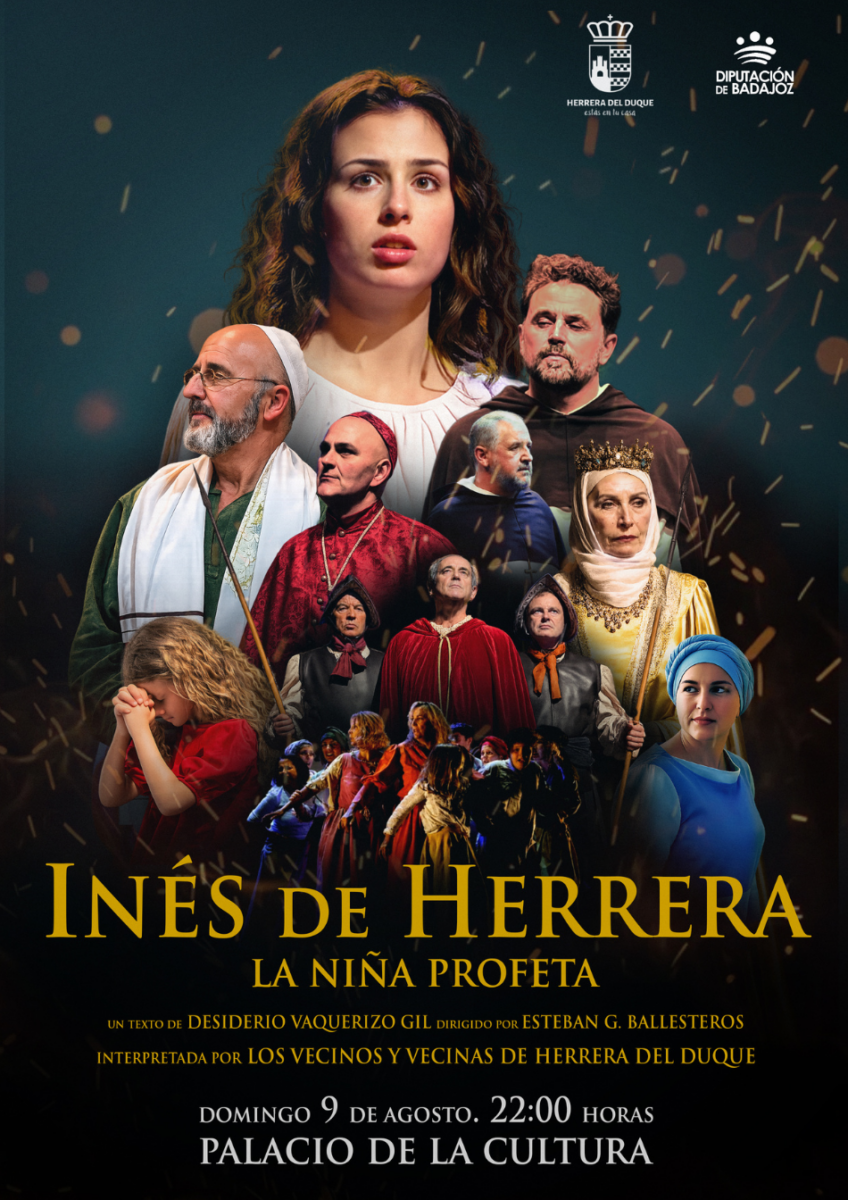 Herrera del Duque representa el 9 de agosto la sexta edición de 'Inés de Herrera, la Niña Profeta' con más de cien actores vecinos
