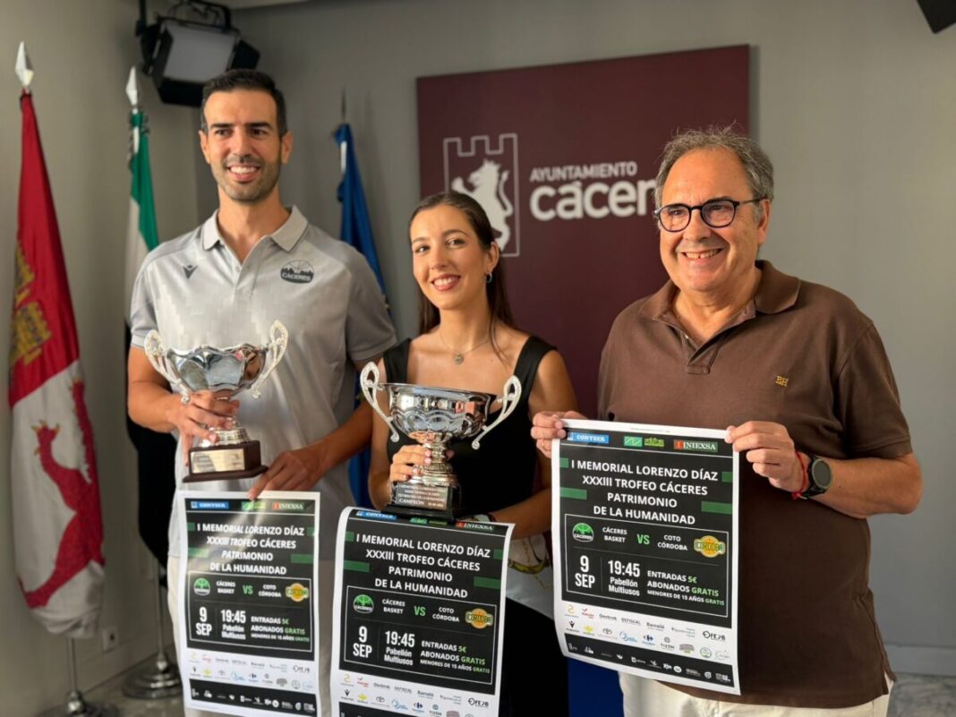 El Cáceres Basket y el Coto Córdoba disputan el trofeo de pretemporada el 9 de septiembre